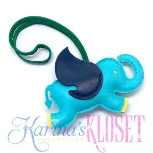 🐘 Handmade Sheep Skin Leather Dumbo Elephant Pegasus Bag Charm 🐘